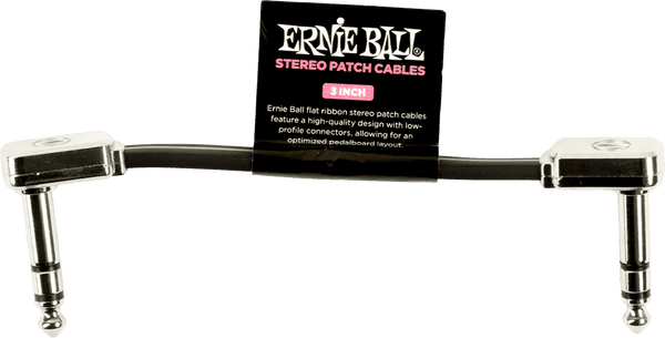 Cables Instrument Patch TRS - Coude Fin & Plat - 7,5 Cm