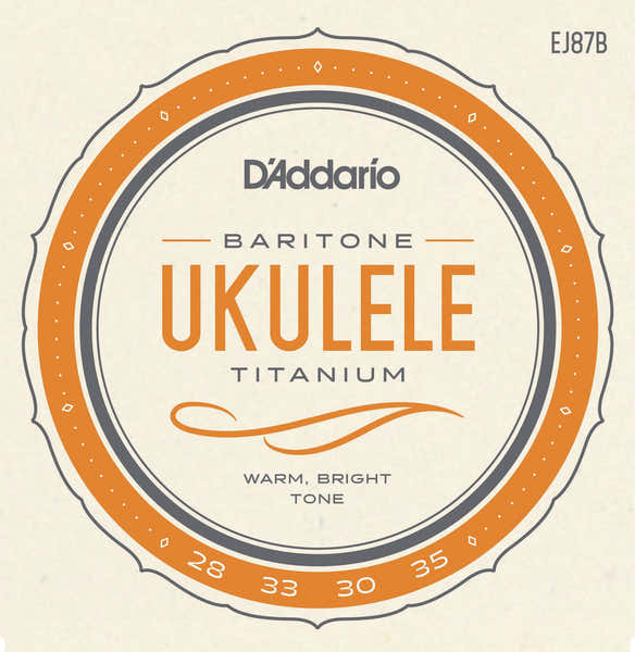 EJ87b Titanium Ukulélé Strings Baritone