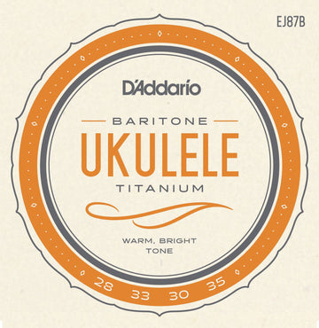 EJ87b Titanium Ukulélé Strings Baritone