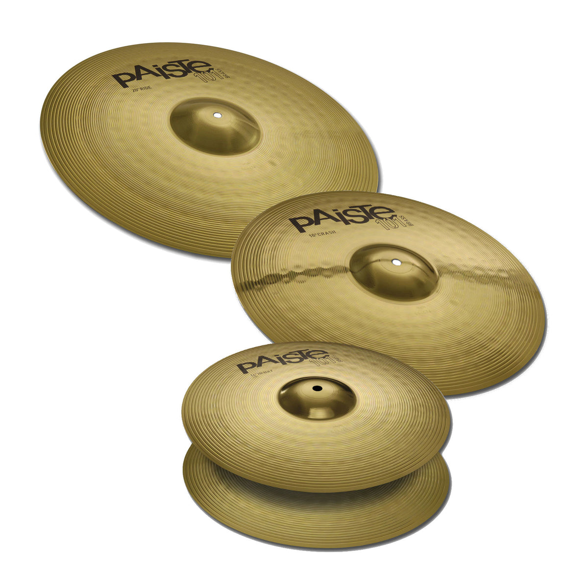 Rydeen 20 Black Glitter + HW680W + Paiste 101