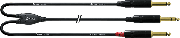 Câble Audio Jack ST. - 2 Jack Mono 90 CM