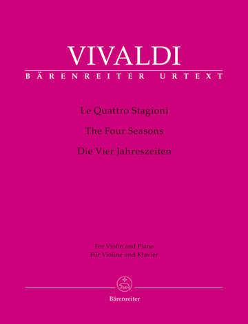 Vivaldi Onio - Les 4 Saisons Op.8 Nr. 1-4 - Violon Corde Basse Continue