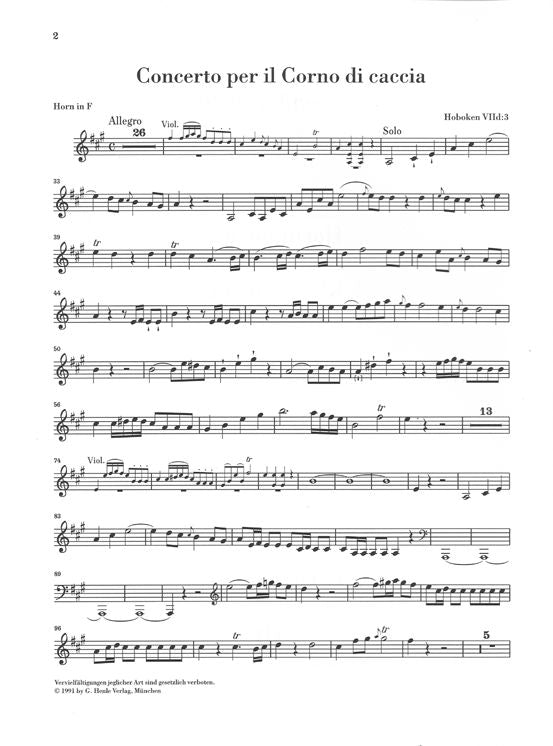 Haydn J. - Concerto For Horn And Orchestra D Major