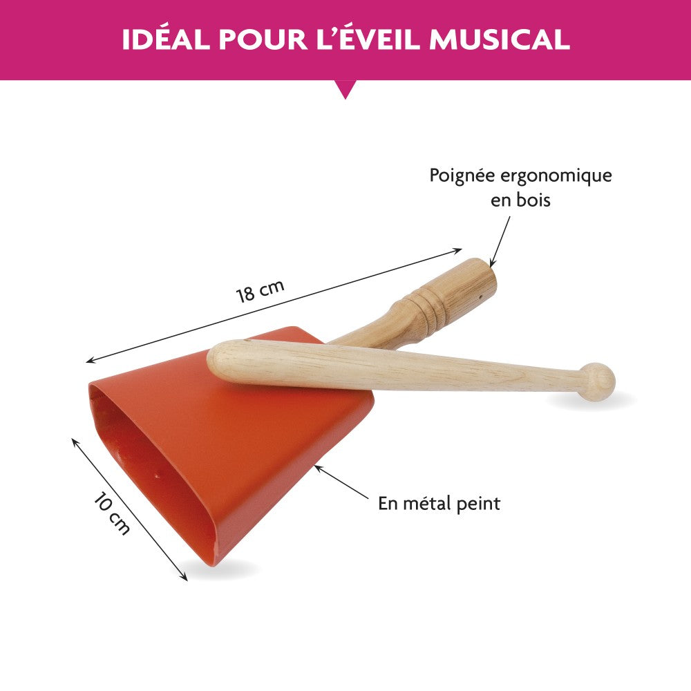 Cloche A Main Avec Mailloche
