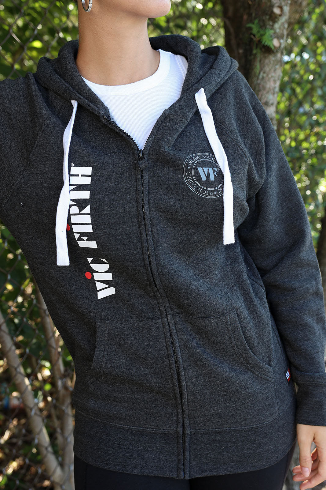 Zip Up Logo Hoodie XL