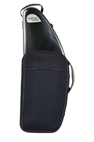 Étui Saxophone Ténor Hightech + Poche - Noir Carbone