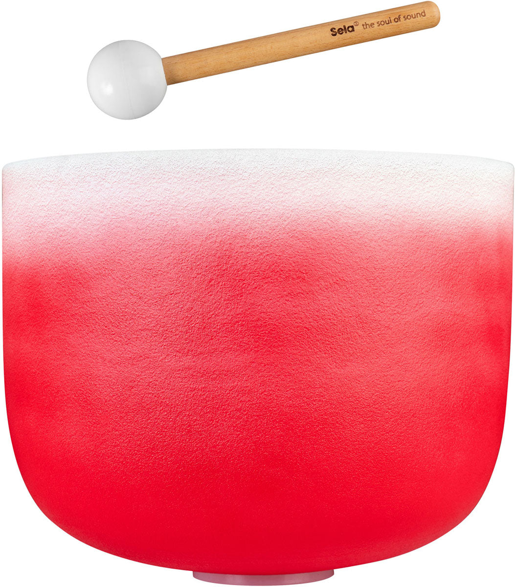 Crystal Singing Bowl Chakra 14" - Red Root C (432 Hz)