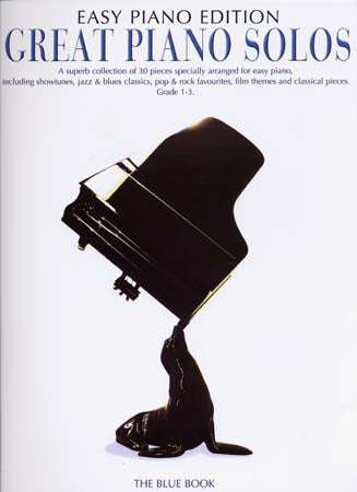 GREAT PIANO SOLOS EASY PIANO EDITION BLUE BOOK