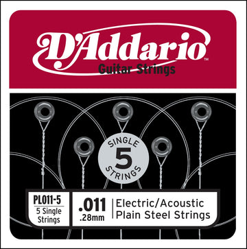 PL011-5 Plain Steel 11 5-pack