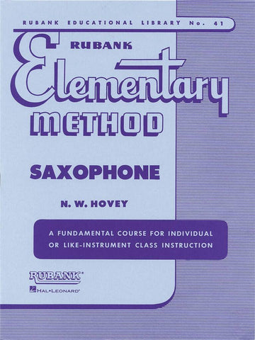 Gower & Voxman - Rubank Elementary Method - Saxophone