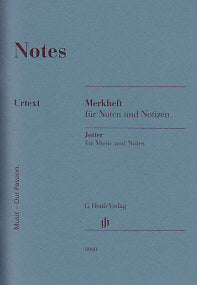 Henle Verlag Carnet De Notes