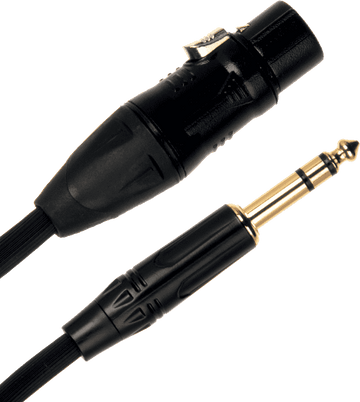 JUSTFJS10 Cable Micro XLR Femelle Jack Stereo 10M