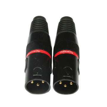 AC-dmxterm-3/set Bouchons DMX Terminator 3pin Set