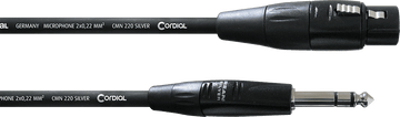 Câble Audio XLR Femelle/jack Stéréo 1,5 M