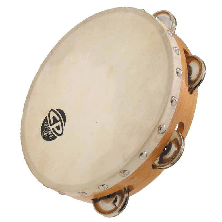 CP378 Tambourins CP Bois 8" Simple Rangée