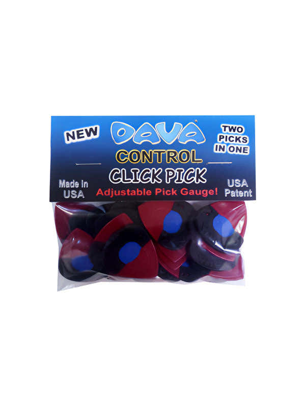 Médiators Click Pick 2-EN1 Sachet De 24 Pcs