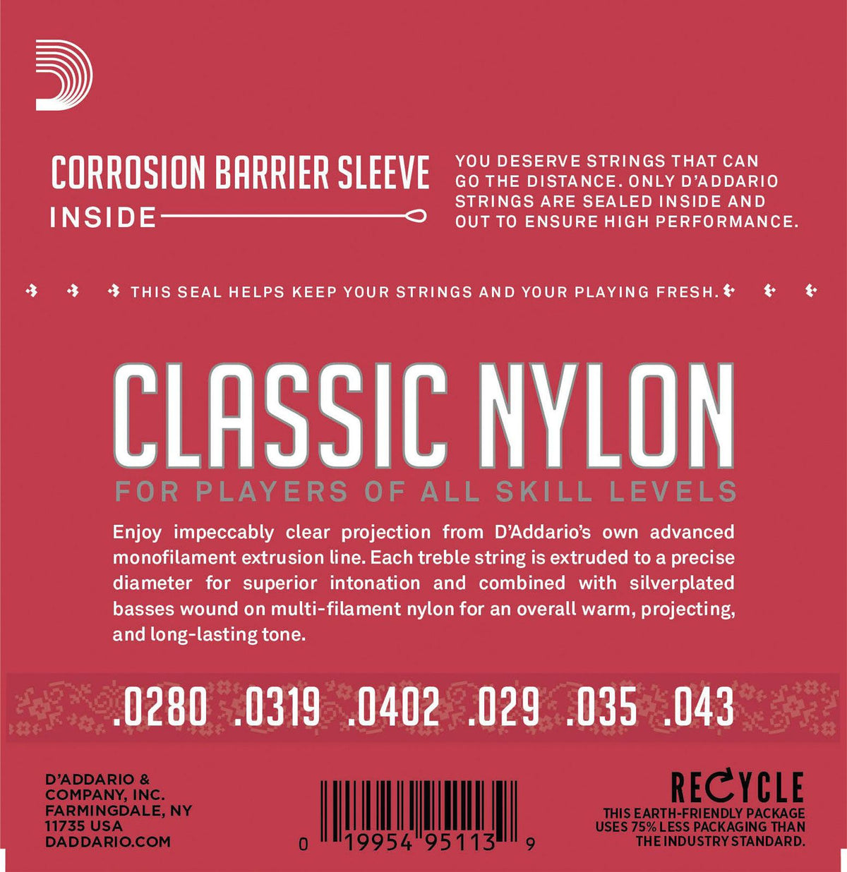 EJ27n Classic Nylon Tirant Normal
