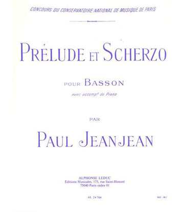 Jeanjean - Prelude et Scherzo - Basson et Piano