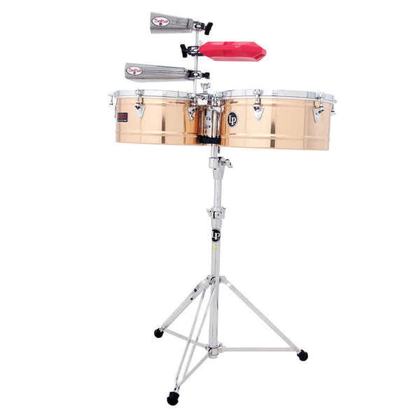 Latin Percussion LP1314-BZ - 13" ET 14" TIMBALES PRESTIGE BRONZE