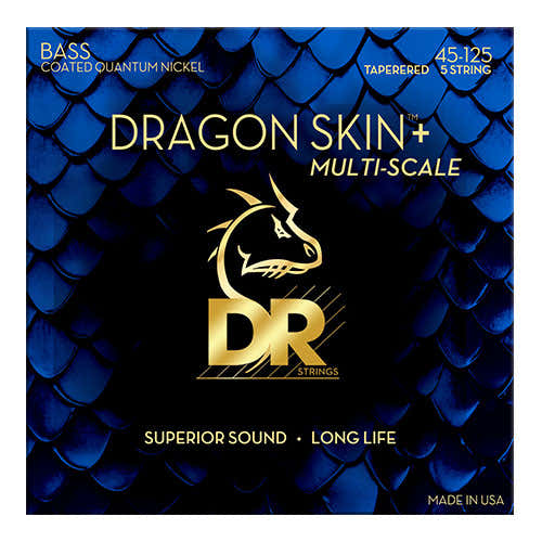 45-125 Multi-Scale Dragon Skin+ Coated 5-String Light Tapered