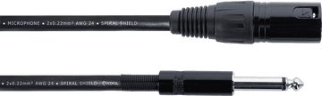 Câble Audio XLR Mâle / Jack Mono 10 M