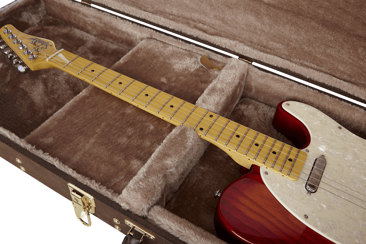 Étui Électrique Vintage Brown en Bois Deluxe - GW