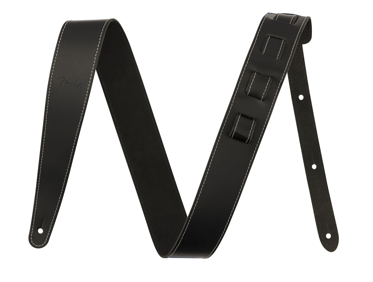 2" Essentials Leather Strap Black