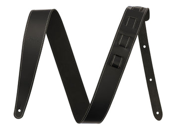 2" Essentials Leather Strap Black