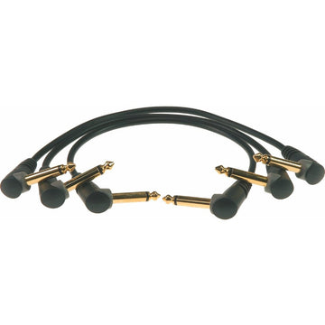 Lot 3 Cables Pedale 30CM Jack 2p.90/jack 2P.90 Or