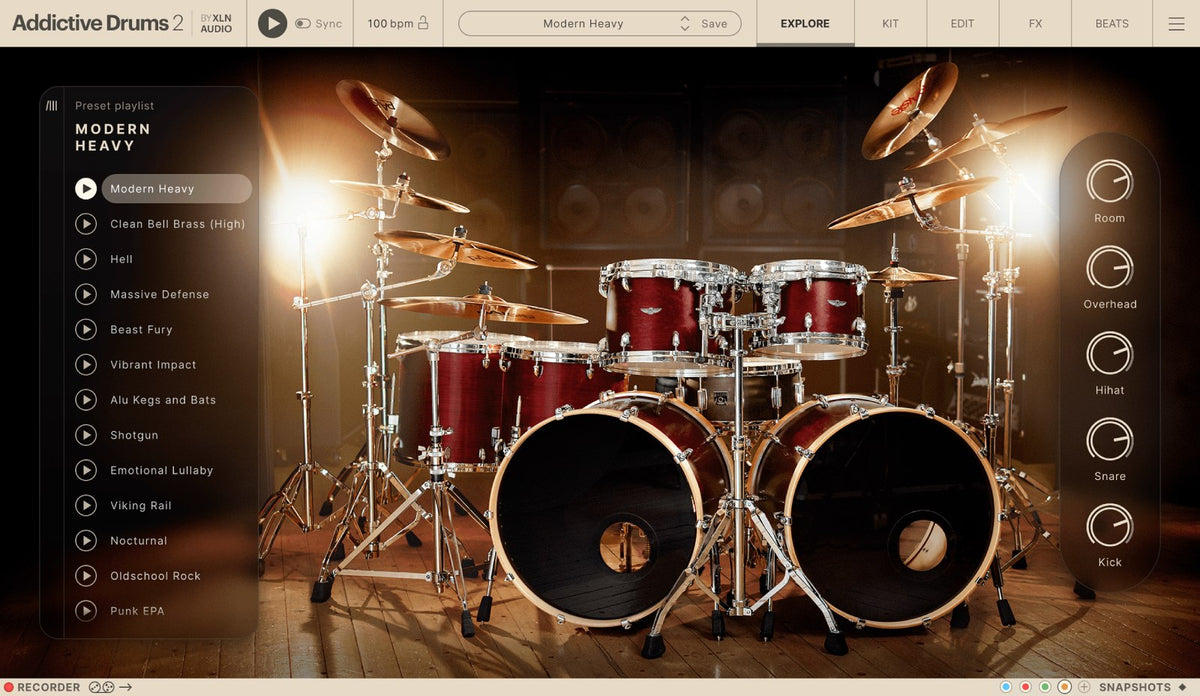 XLN Audio Addictive Drums 2 Modern Heavy ADpak
