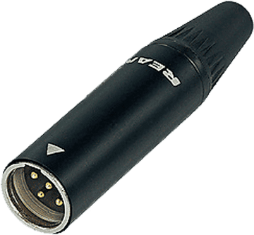 Connecteurs Audio Fiches XLR Mini 4 Ples Male