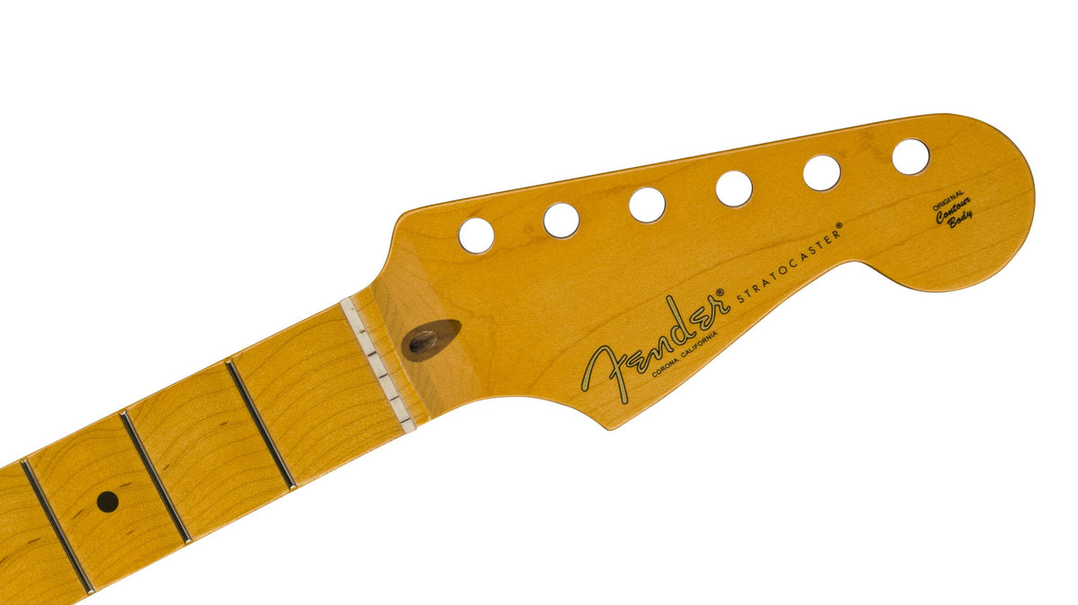 American Professional II Scalloped Strat Neck 22 Narrow Tall Frets 9.5" Radius Maple