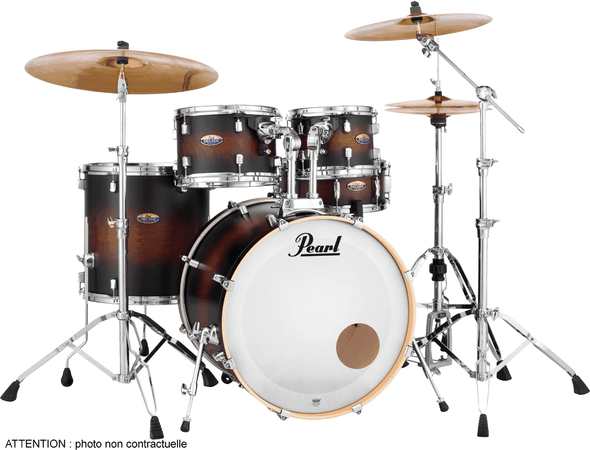 Pearl Decade Maple Studio Fusion 20 Satin Brown Burst