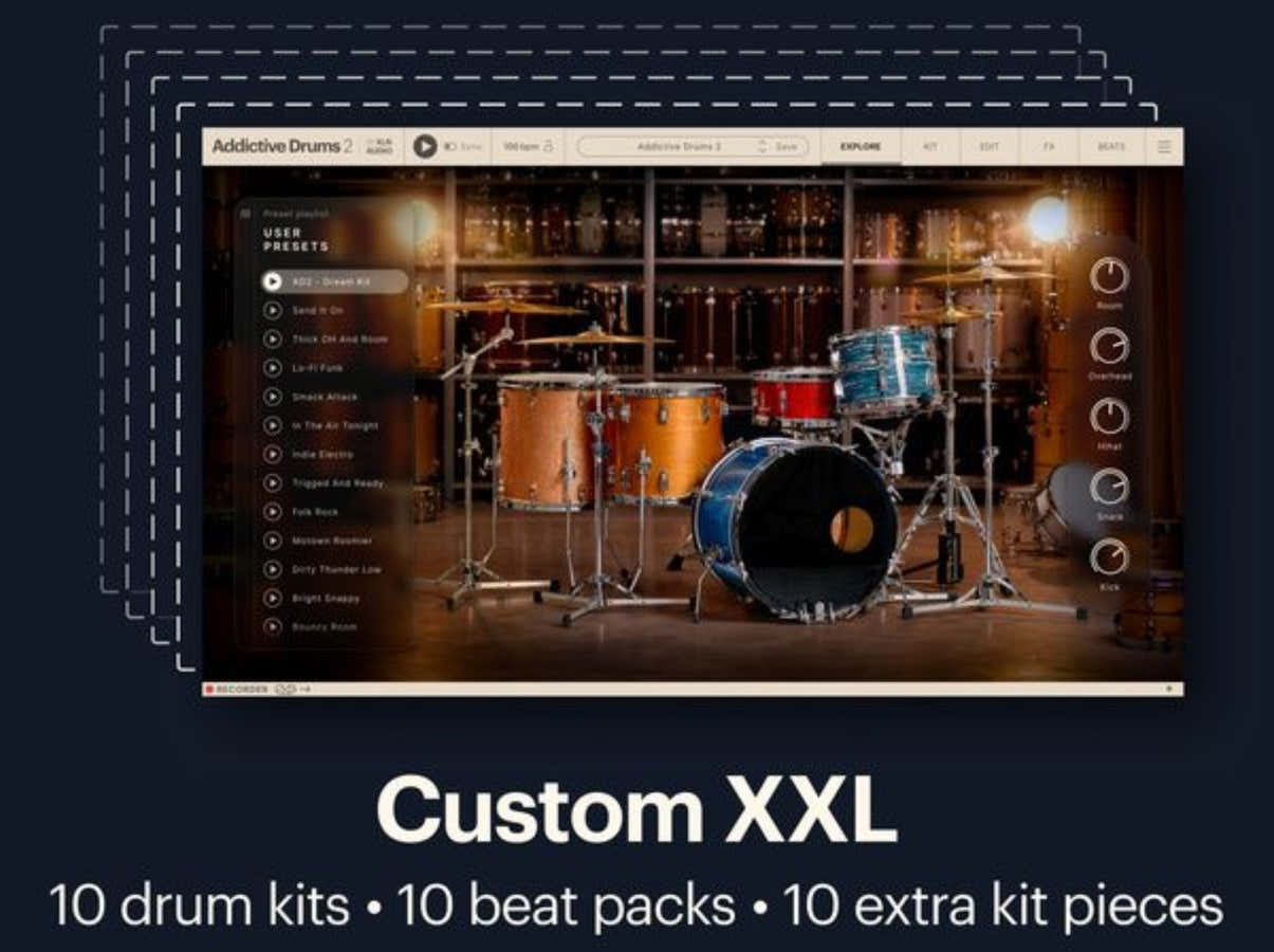 Addictive Drums 2 Custom XXL Collection
