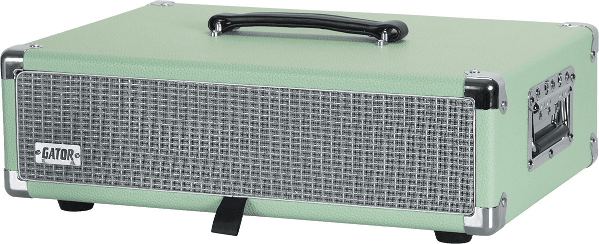 Rack En Bois 2u Vintage Amp Surf Green