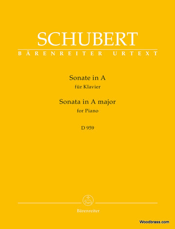 Schubert F. - Sonata In A Major D 959 - Piano