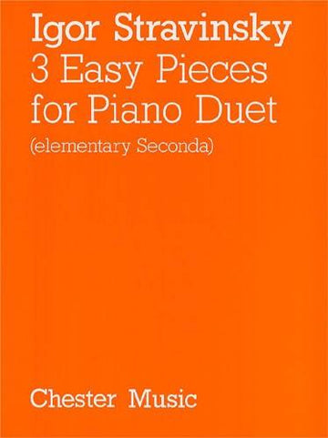 STRAVINSKY I. - 3 EASY PIECES FOR PIANO DUET