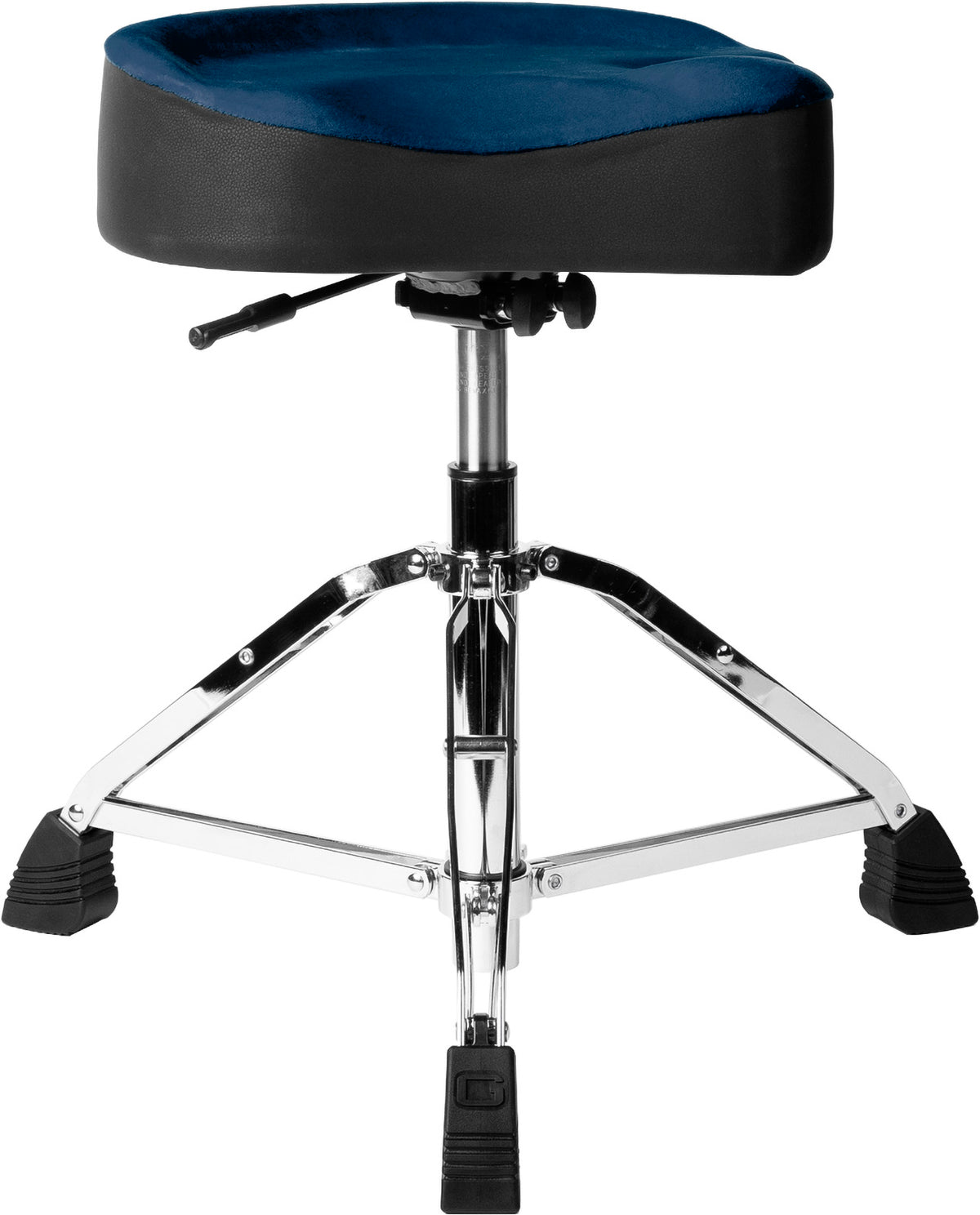 Siège de batterie réglage pneumatique bleu