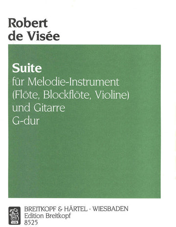 Visee Robert De - Suite G-Dur - Recorder Guitar
