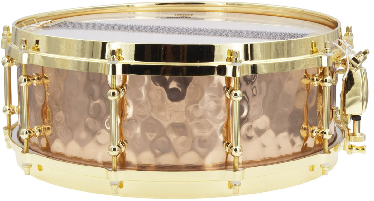 BZH-5014DHBR - Caisse Claire 14" x 5" - Fût Bronze Martelé - Cercle Moulé