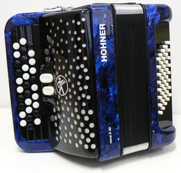 Nova II 40 Bleu Touches Boutons
