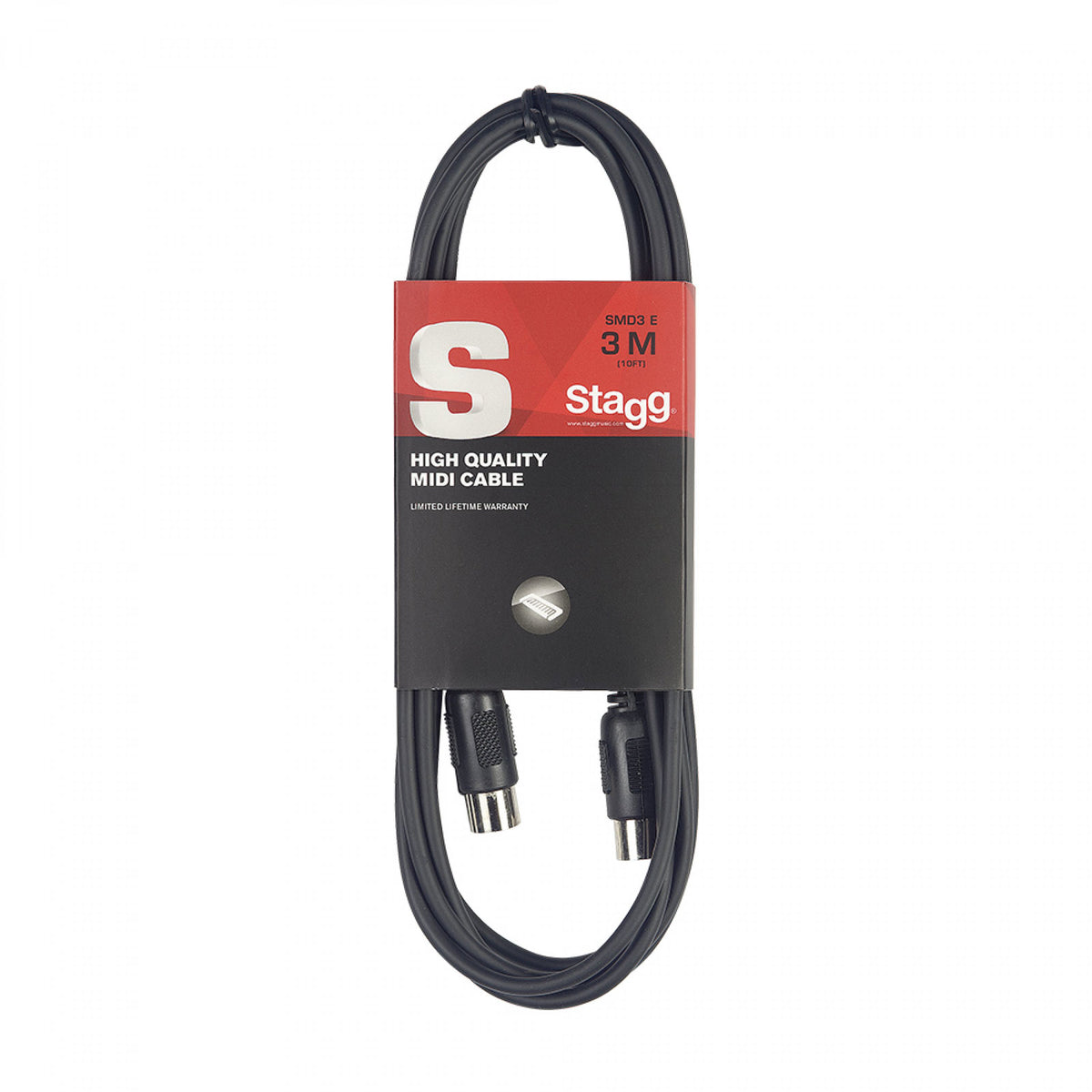 SMD3 E CABLE MIDI DIN/DIN (M/M) 3 M CONNECTEURS EN PLASTIQUE