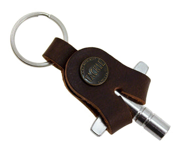 Clé Accordage + Porte Clé Cuir - Mahogany