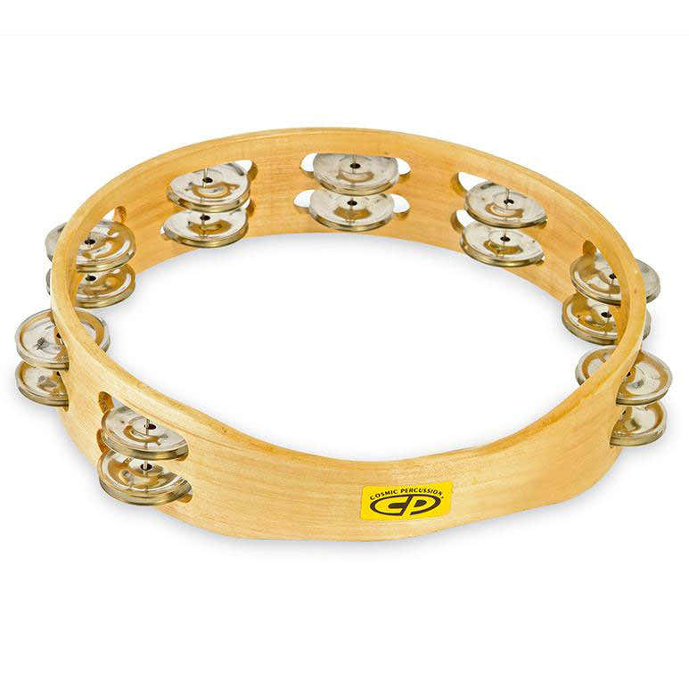 CP390 Tambourins CP Bois 10" Double Rangee