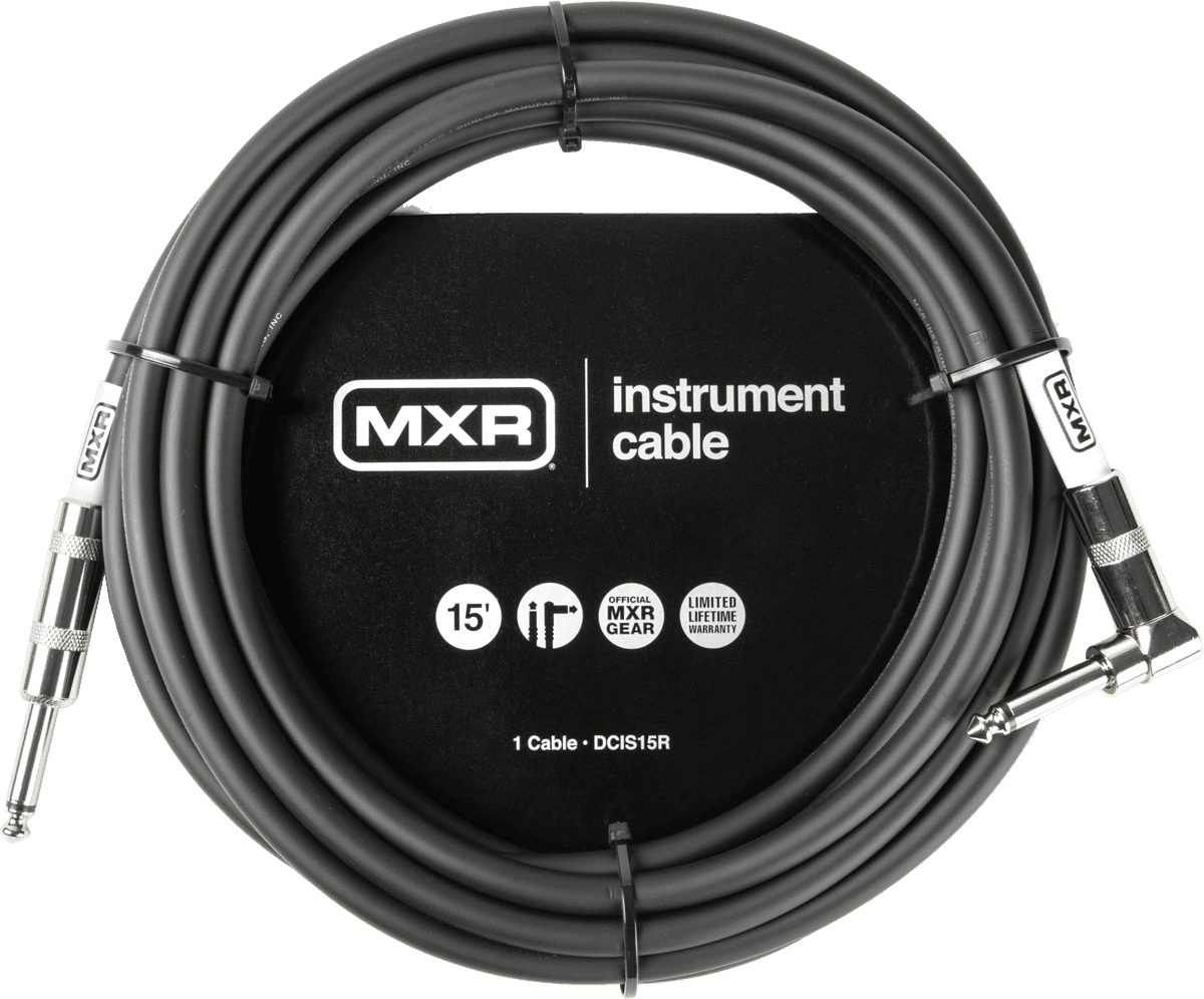 MXR Cables Câble Jack Jack Coudé 4,5 M