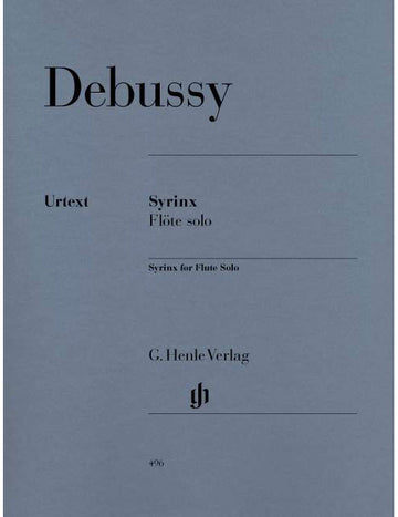 Debussy - Syrinx - La Flûte De Pan - Pour Flûte Seule - Flute