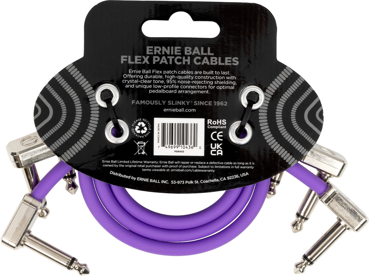 Cable Patch Flex 30CM - Pack 3 Violet