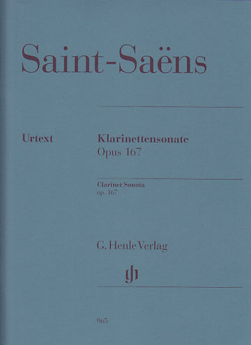 SAINT-saens Camille - Klarinettensonate Op.167
