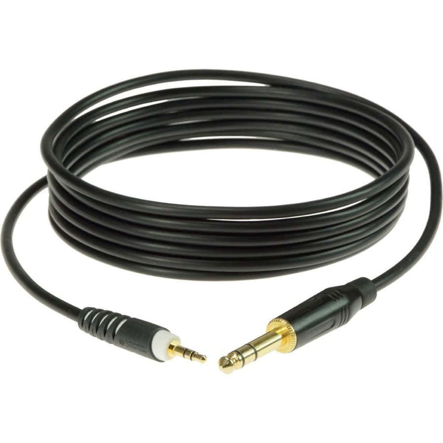 Cable 30 CM Jack 3P - Mini Jack 3P Or