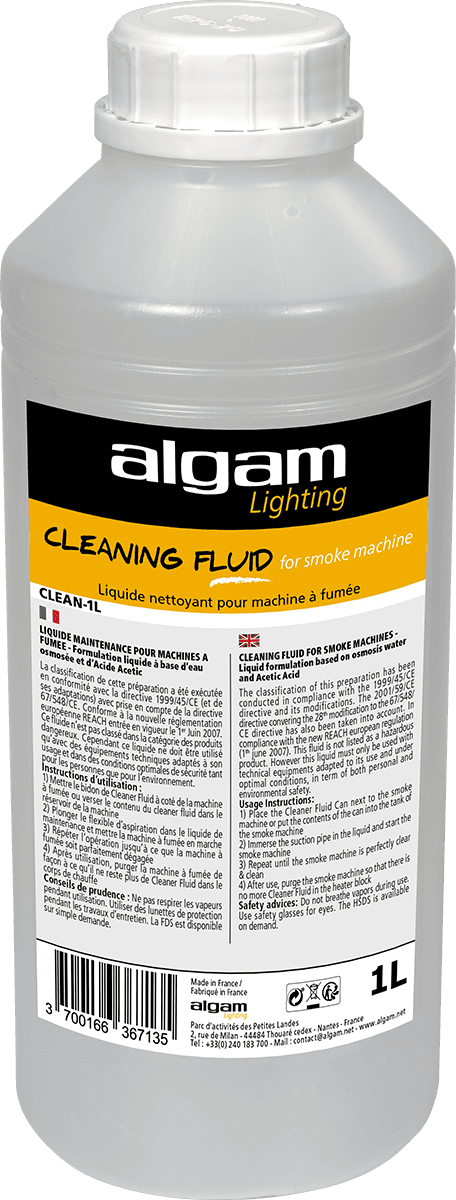 Liquide Nettoyant pour machine à fumée 1L